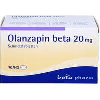 Olanzapin beta 20mg Schmelztabletten, 70 st, betapharm Arzneimittel GmbH