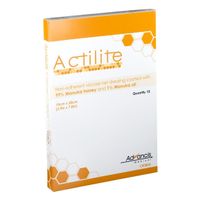 Actilite 10x20cm HONIG-WUNDAUFLAGE, 10 st, Advancis Medical Deutschland GmbH