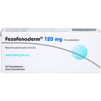 Fexofenaderm 120mg Filmtabletten, 20 Stk., Dermapharm AG
