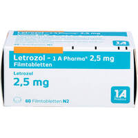 Letrozol - 1 A Pharma 2.5mg Filmtabletten, 60 Stk., 1 A Pharma GmbH