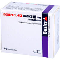 DONEPEZIL-HCL BASICS 10mg Filmtabletten, 98 st, Basics GmbH