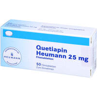 Quetiapin Heumann 25 mg Filmtabletten, 50 Stk., Heumann Pharma GmbH & Co. Generica KG