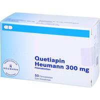 Quetiapin Heumann 300 mg Filmtabletten, 50 st, Heumann Pharma GmbH & Co. Generica KG