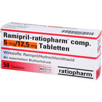 Ramipril-ratiopharm comp. 5 mg/12.5 mg Tabletten, 50 Stk., ratiopharm GmbH Ramipril-ratiopharm comp. 5 mg/12.5 mg Tabletten, 50 Stk., ratiopharm GmbH