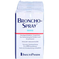 Bronchospray novo 200Einzeldosen, 3 st, Infectopharm Arzn.U.Consilium GmbH