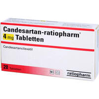 Candesartan-ratiopharm 4mg Tabletten, 28 Stk., ratiopharm GmbH