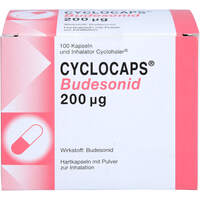Cyclocaps Budesonid 200ug + Cyclohaler, 100 Stk., Pb Pharma GmbH