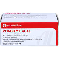 Verapamil AL 40, 100 st, Aliud Pharma GmbH
