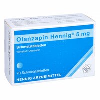Olanzapin Hennig 5mg Schmelztabletten, 70 st, Hennig Arzneimittel GmbH & Co. KG