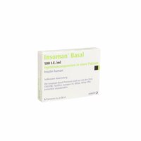Insuman Basal 100 IE/ml Patrone, 5x3 ml, Sanofi-Aventis Deutschland GmbH