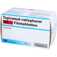 Topiramat-ratiopharm 100mg Filmtabletten, 100 st, ratiopharm GmbH