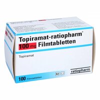 Topiramat-ratiopharm 100mg Filmtabletten, 100 st, ratiopharm GmbH