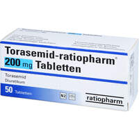 Torasemid-ratiopharm 200 mg Tabletten, 50 Stk., ratiopharm GmbH