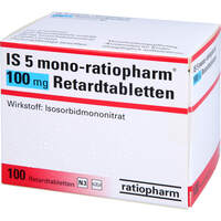 IS 5 mono-ratiopharm 100 mg Retardtabletten, 100 st, ratiopharm GmbH