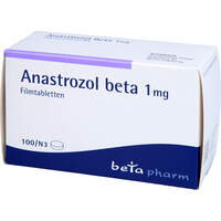 Anastrozol beta 1mg Filmtabletten, 100 st, betapharm Arzneimittel GmbH