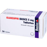OLANZAPIN BASICS 5mg Tabletten, 56 st, Basics GmbH