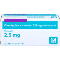 Olanzapin - 1 A Pharma 2.5mg Filmtabletten, 35 st, 1 A Pharma GmbH