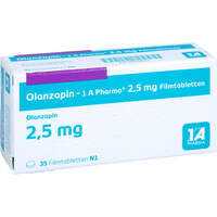 Olanzapin - 1 A Pharma 2.5mg Filmtabletten, 35 st, 1 A Pharma GmbH
