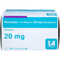 Olanzapin - 1 A Pharma 20mg Filmtabletten, 56 st, 1 A Pharma GmbH