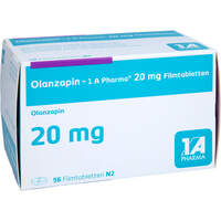 Olanzapin - 1 A Pharma 20mg Filmtabletten, 56 st, 1 A Pharma GmbH