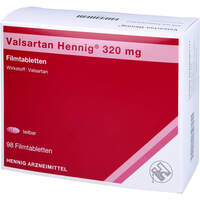 Valsartan Hennig 320mg Filmtabletten, 98 st, Hennig Arzneimittel GmbH & Co. KG