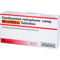 Candesartan-ratiopharm comp. 16mg/12.5mg Tabletten, 28 Stk., ratiopharm GmbH