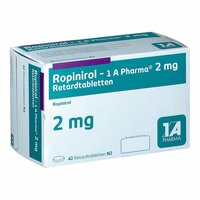 Ropinirol - 1 A Pharma 2 mg Retardtabletten, 42 st, 1 A Pharma GmbH