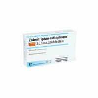 Zolmitriptan-ratiopharm 5mg Schmelztabletten, 12 st, ratiopharm GmbH