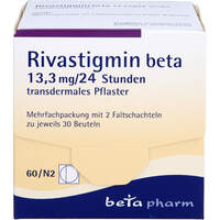 Rivastigmin beta 13.3mg/24 Std. transderm.Pflaster, 60 Stk., betapharm Arzneimittel GmbH