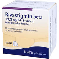 Rivastigmin beta 13.3mg/24 Std. transderm.Pflaster, 60 Stk., betapharm Arzneimittel GmbH