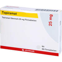 Topiramat Glenmark 25mg Filmtabletten, 50 Stk., Glenmark Arzneimittel GmbH