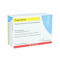 Topiramat Glenmark 100mg Filmtabletten, 50 st, Glenmark Arzneimittel GmbH