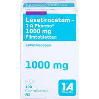 Levetiracetam - 1 A Pharma 1000mg Filmtabletten, 100 Stk., 1 A Pharma GmbH