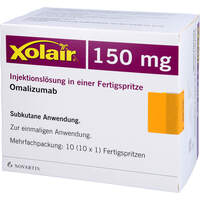 Xolair 150 mg Injektionslösung i.e. Fertigspritze, 10 st, Novartis Pharma GmbH
