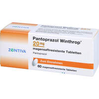 Pantoprazol Winthrop 20mg magensaftres.Tabletten, 60 st, Zentiva Pharma GmbH