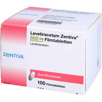 Levetiracetam Zentiva 500mg Filmtabletten, 100 st, Zentiva Pharma GmbH