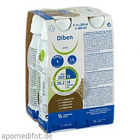 Fresubin DIBEN DRINK Cappuccino 1.5kcal, 4x200 Milliliter, Actipart GmbH