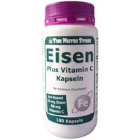 Eisen 10mg + Vitamin C 60mg, 180 Stk., Hirundo Products