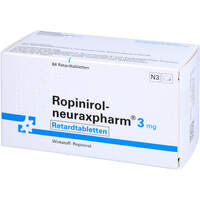 Ropinirol-neuraxpharm 3 mg retard, 84 st, neuraxpharm Arzneimittel GmbH