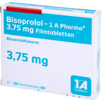 Bisoprolol - 1 A Pharma 3.75mg Filmtabletten, 50 st, 1 A Pharma GmbH