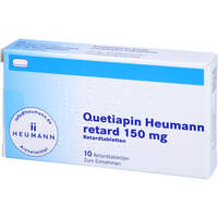 Quetiapin Heumann retard 150 mg Retardtabletten, 10 st, Heumann Pharma GmbH & Co. Generica KG