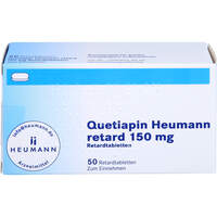 Quetiapin Heumann retard 150 mg Retardtabletten, 50 Stk., Heumann Pharma GmbH & Co. Generica KG