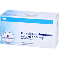 Quetiapin Heumann retard 150 mg Retardtabletten, 50 Stk., Heumann Pharma GmbH & Co. Generica KG