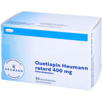 Quetiapin Heumann retard 400 mg Retardtabletten, 50 st, Heumann Pharma GmbH & Co. Generica KG