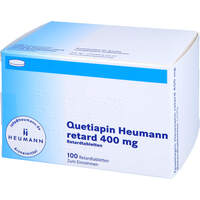 Quetiapin Heumann retard 400 mg Retardtabletten, 100 Stk., Heumann Pharma GmbH & Co. Generica KG