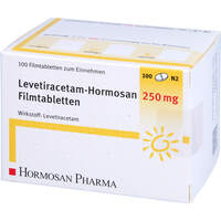 Levetiracetam-Hormosan 250 mg Filmtabletten, 100 Stk., Hormosan Pharma GmbH