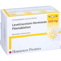 Levetiracetam-Hormosan 500 mg Filmtabletten, 50 Stk., Hormosan Pharma GmbH