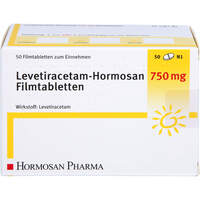 Levetiracetam-Hormosan 750 mg Filmtabletten, 50 Stk., Hormosan Pharma GmbH