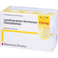 Levetiracetam-Hormosan 750 mg Filmtabletten, 50 Stk., Hormosan Pharma GmbH