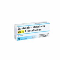 Quetiapin-ratiopharm 25mg Filmtabletten, 20 Stk., ratiopharm GmbH